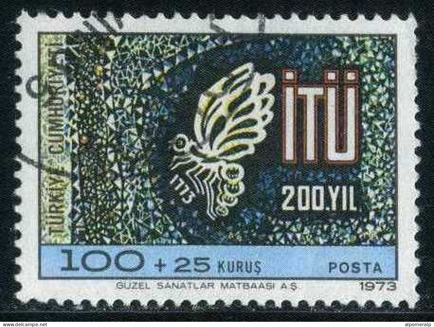 Türkiye 1973 Mi 2279 Istanbul Technical University - Used Stamps