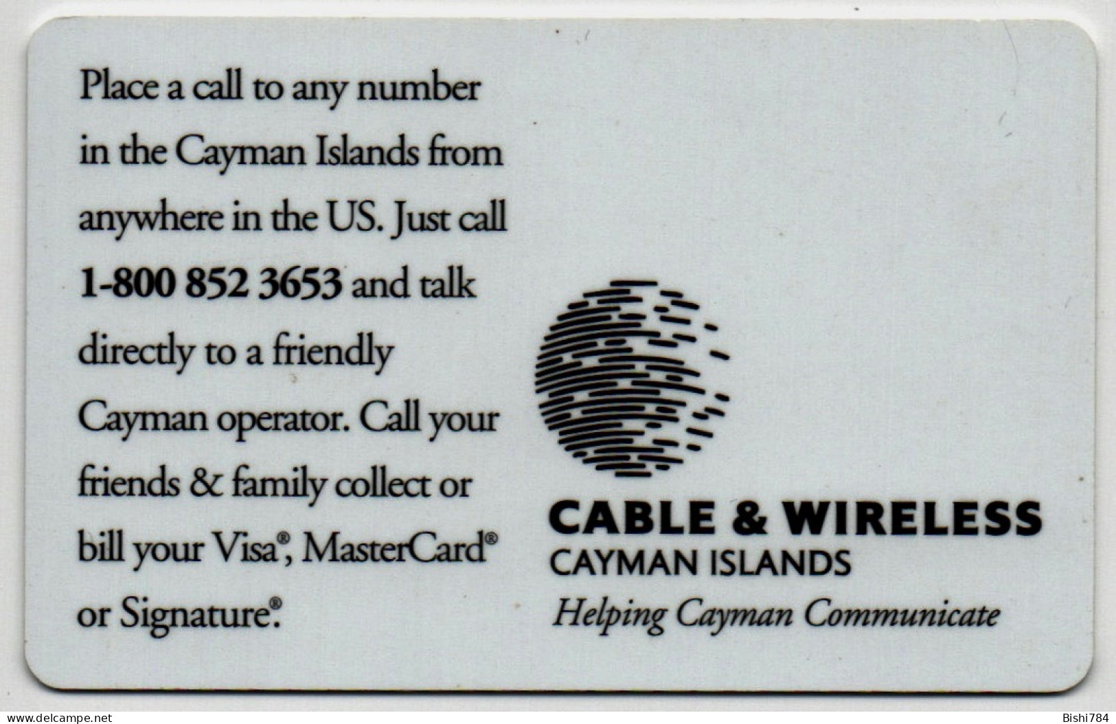 Cayman Islands - Cayman Direct (without Turtle Logo) - Islas Caimán