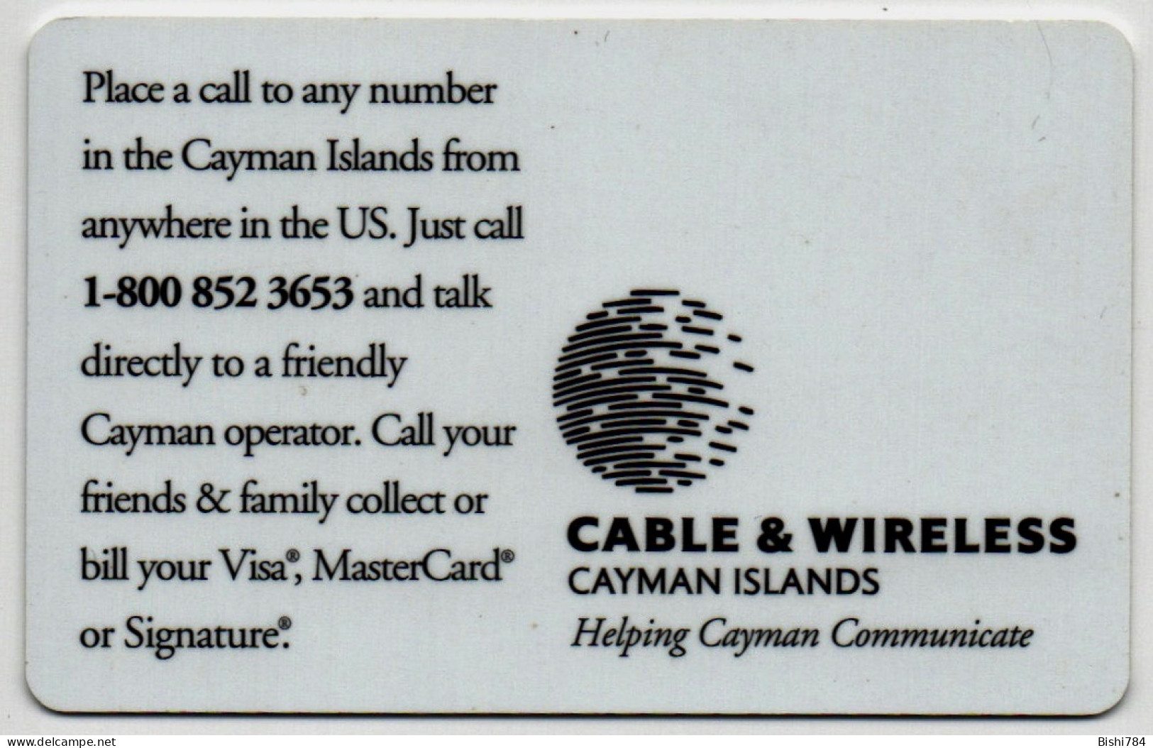 Cayman Islands - Cayman Direct (without Turtle Logo) - Iles Cayman