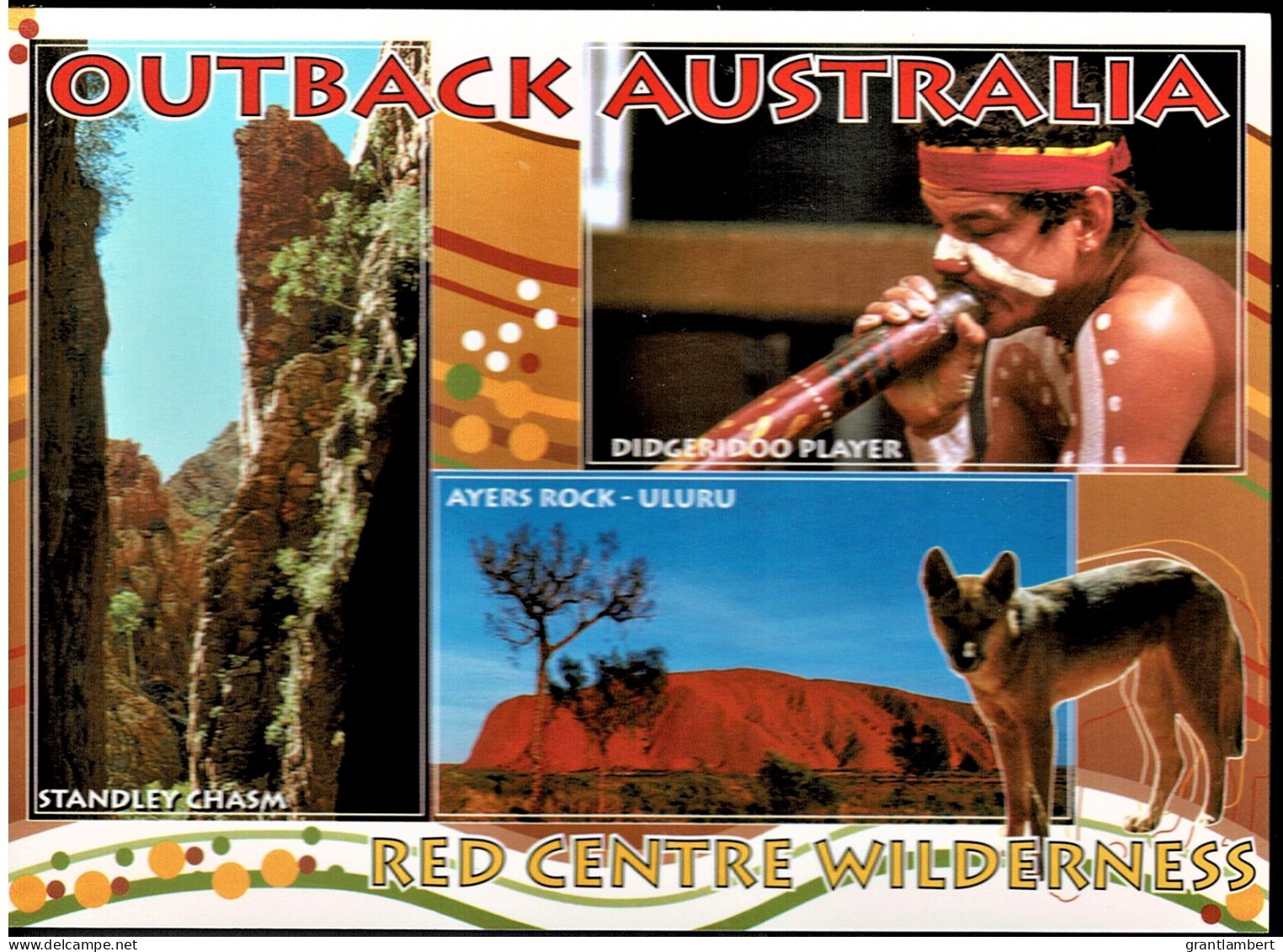 Outback Australia - Red Centre Wilderness Multiview- Unused - Outback