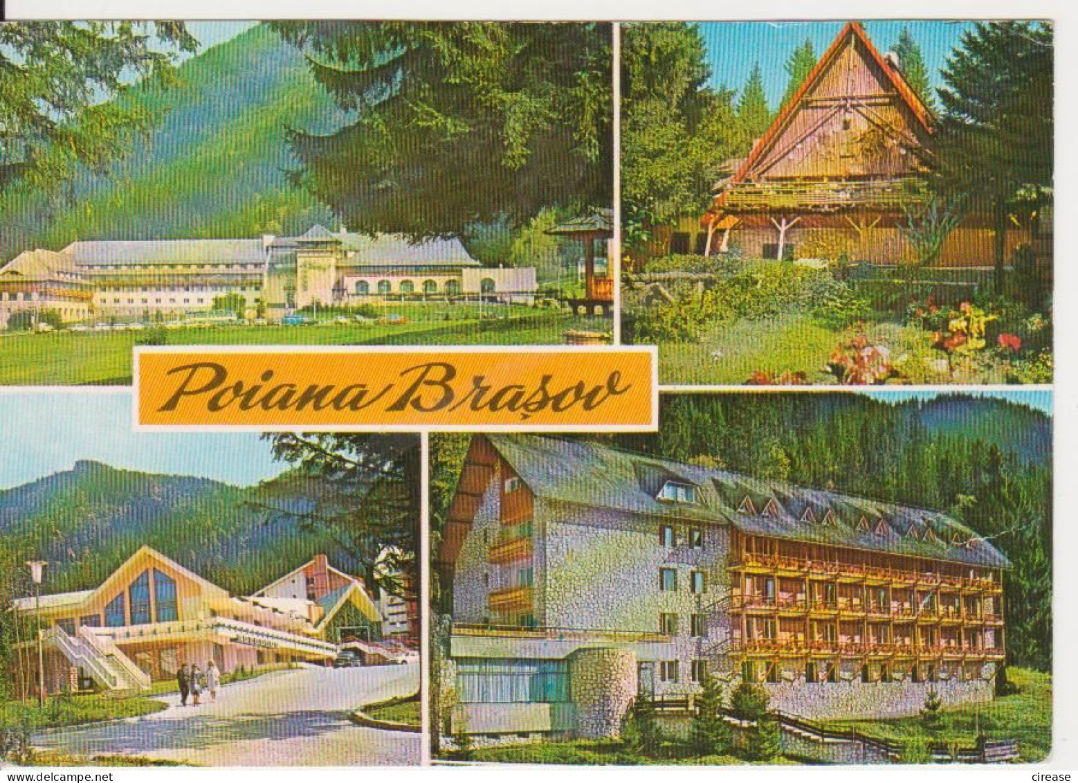 TOURISM POIANA BRASOV HOTEL SPORT AND BRADET  ROMANIA POSTAL STATIONERY - Hotel- & Gaststättengewerbe