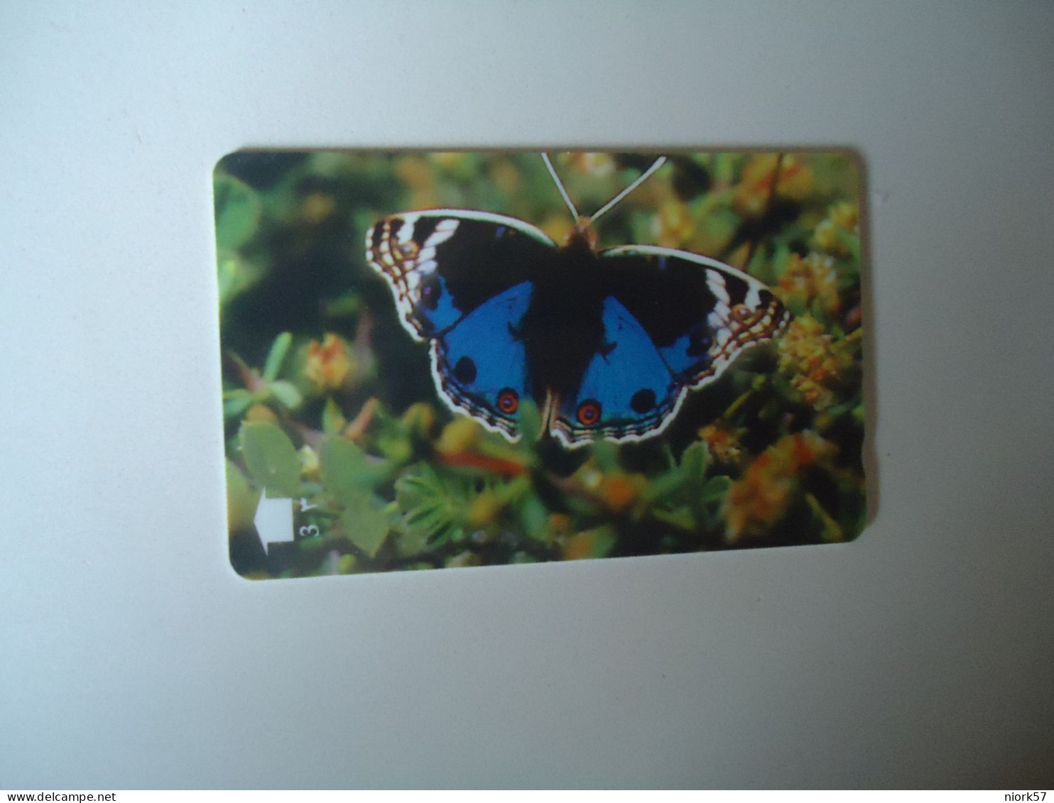 OMAN  USED   PHONECARDS  BUTTERFLIES - Papillons