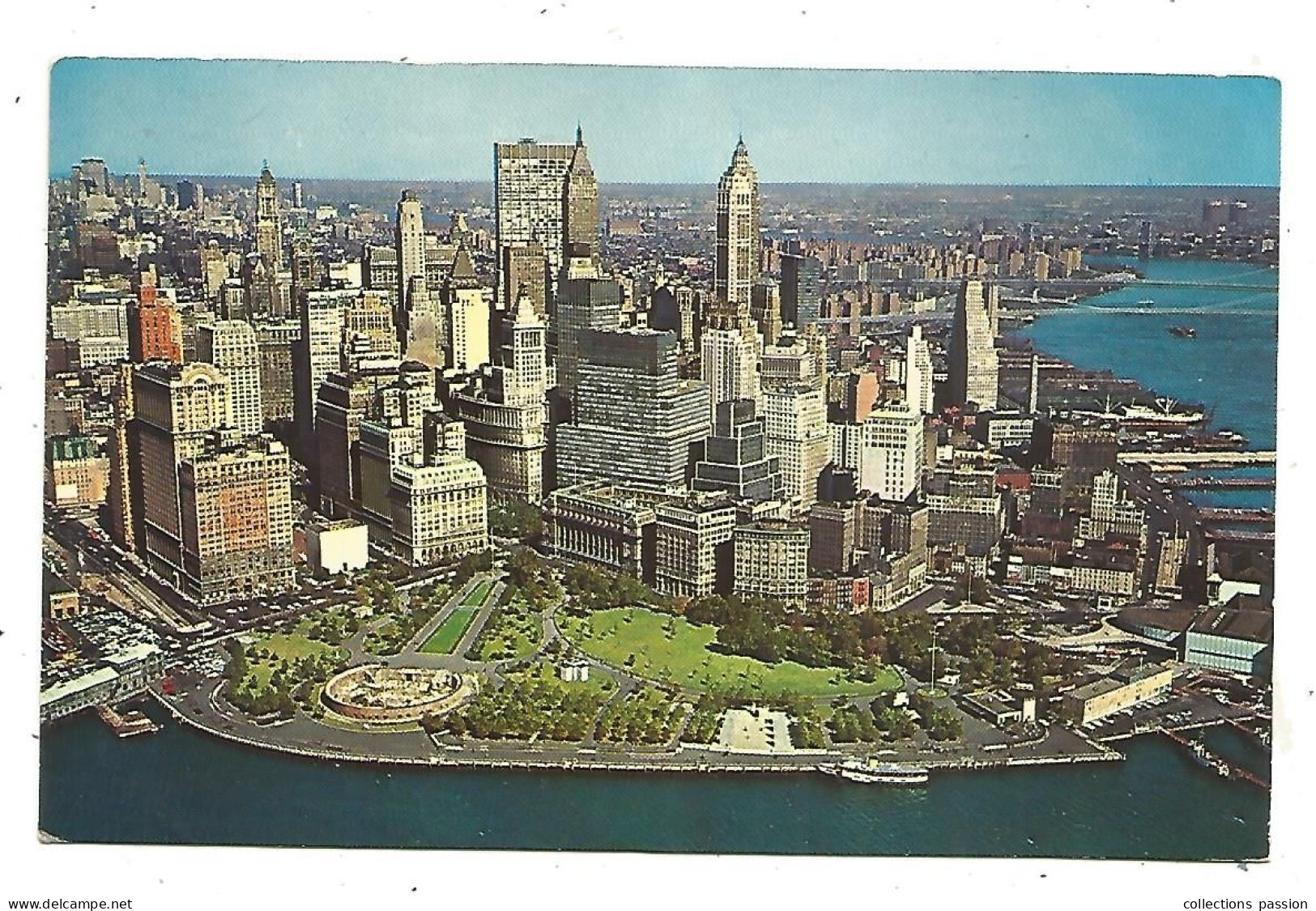 Cp, ETATS UNIS, NEW YORK CITY, Manhattan Island, THE BATTERY, Voyagée 1965 - Manhattan