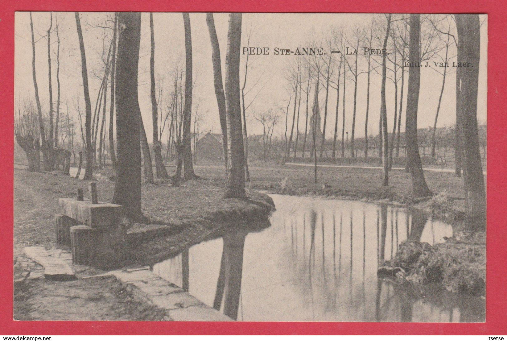 Sint-Anna-Pede / Pede Ste-Anne - La Pede - 1909 ( Verso Zien ) - Dilbeek