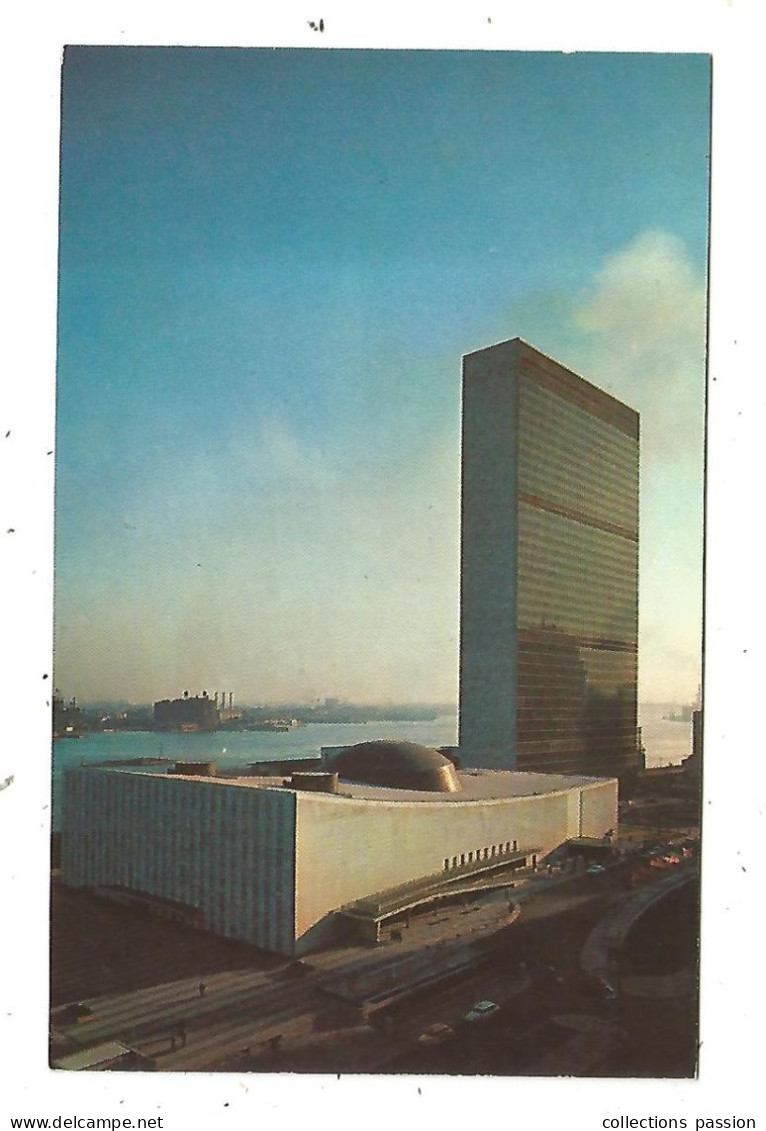 Cp, ETATS UNIS, NEW YORK CITY, UNITED NATIONS BUILDING, Vierge - Altri Monumenti, Edifici