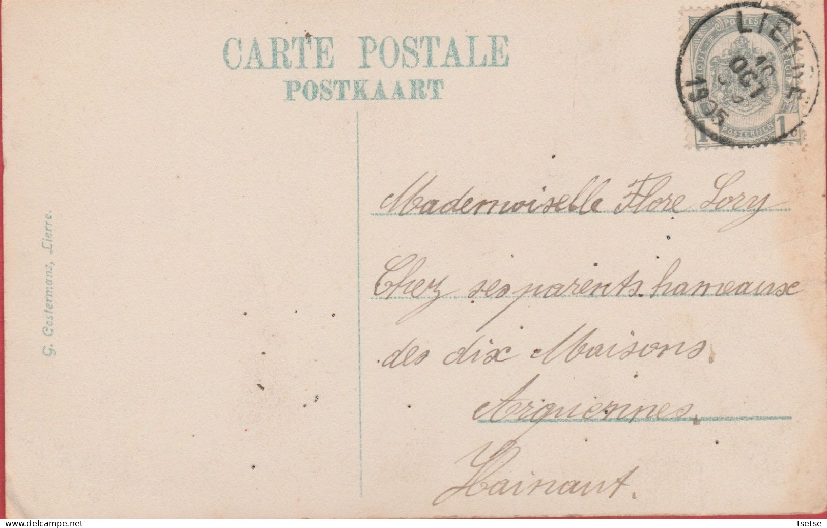 Lier / Lierre - Souvenir De ...multiview Postkaart - 1905 ( Verso Zien ) - Lier