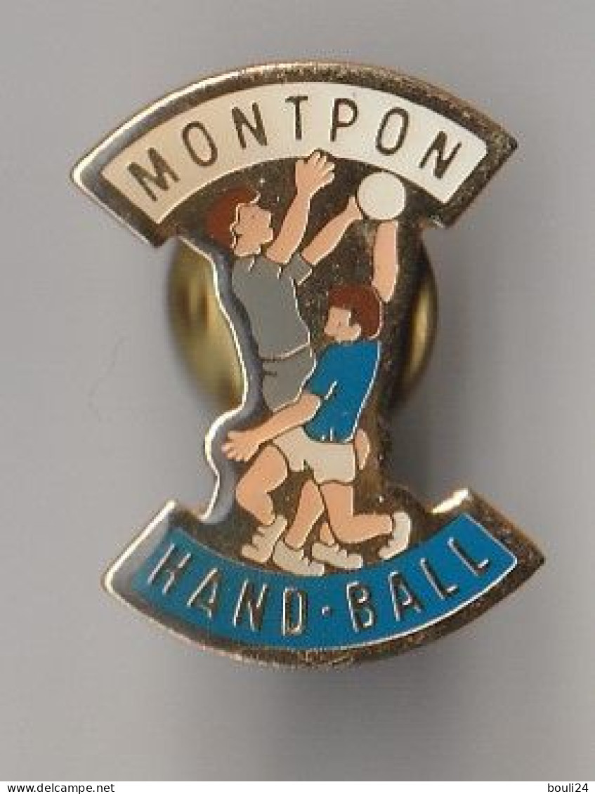 PIN'S   THEME   SPORT  HANDBALL CLUB DE MONTPON  EN DORDOGNE   PINS RARE - Pallamano