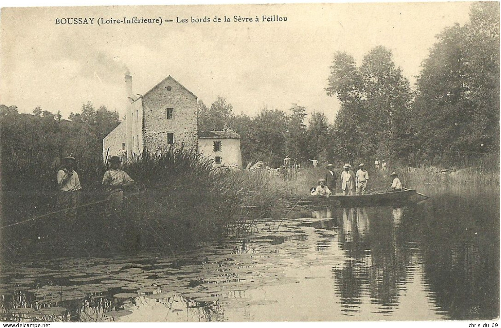 Boussay Les Bords De La Sevre A Feillou - Boussay