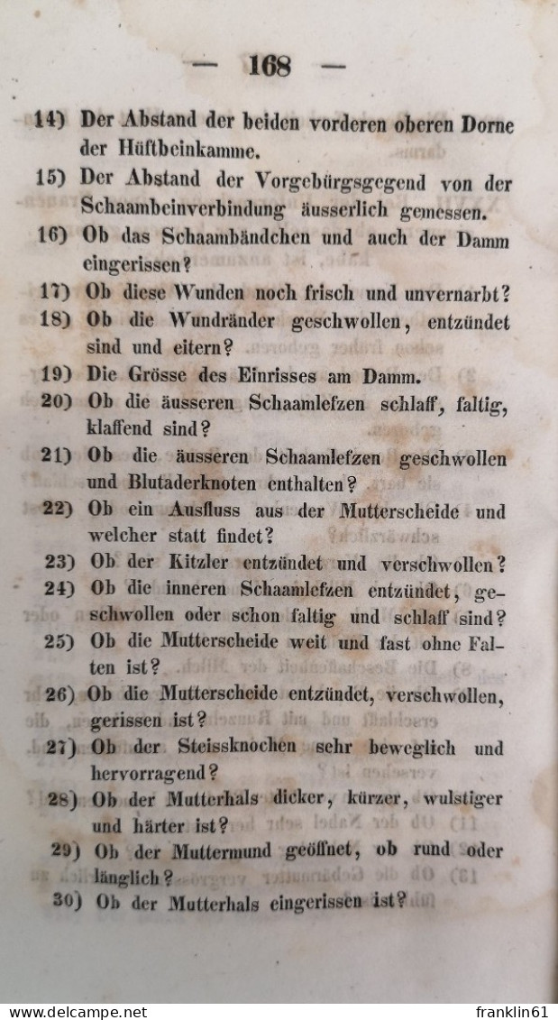 Taschenbuch zu gerichtlich-medizinischen Untersuchungen für Aerzte, Wundärzte und Justiz-Beamte.