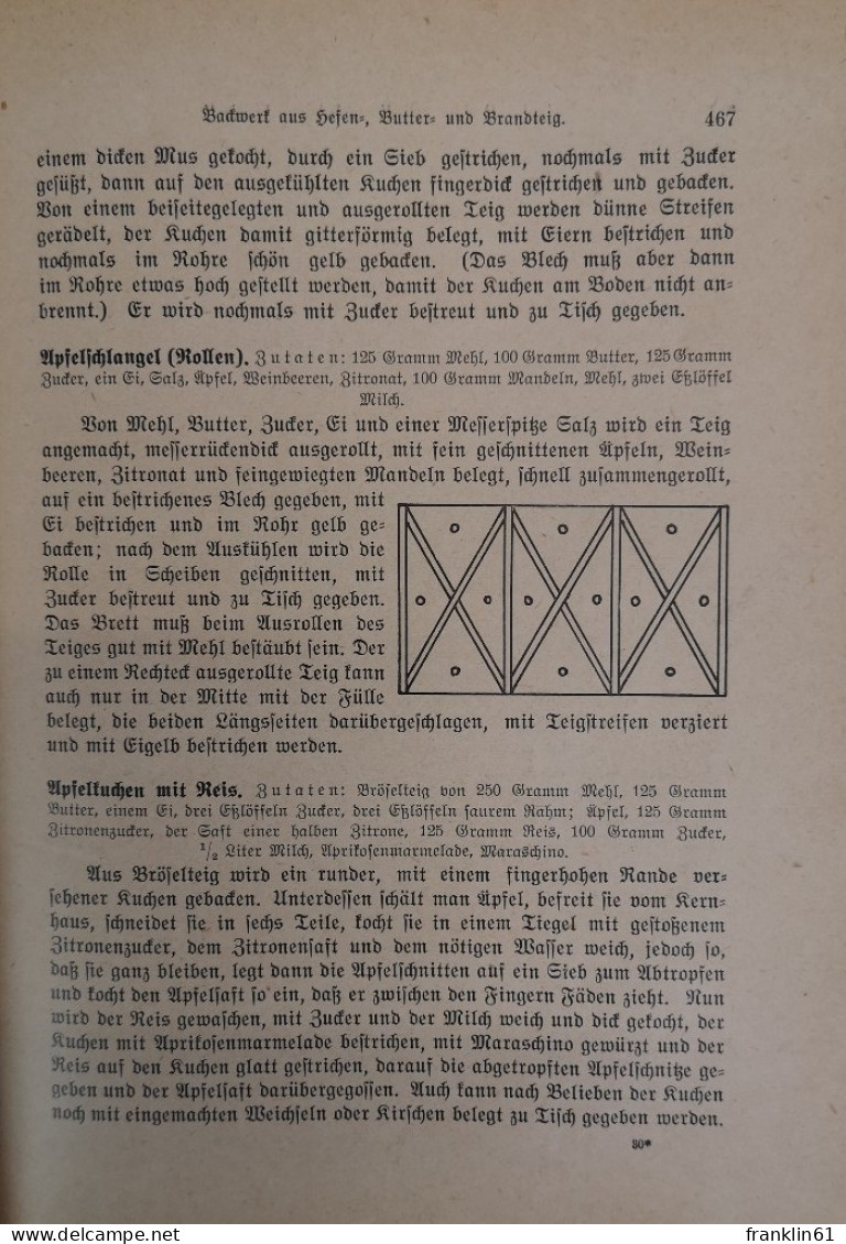 Großes Praktisches Kochbuch Für Die Bürgerliche Und Feine Küche - Comidas & Bebidas