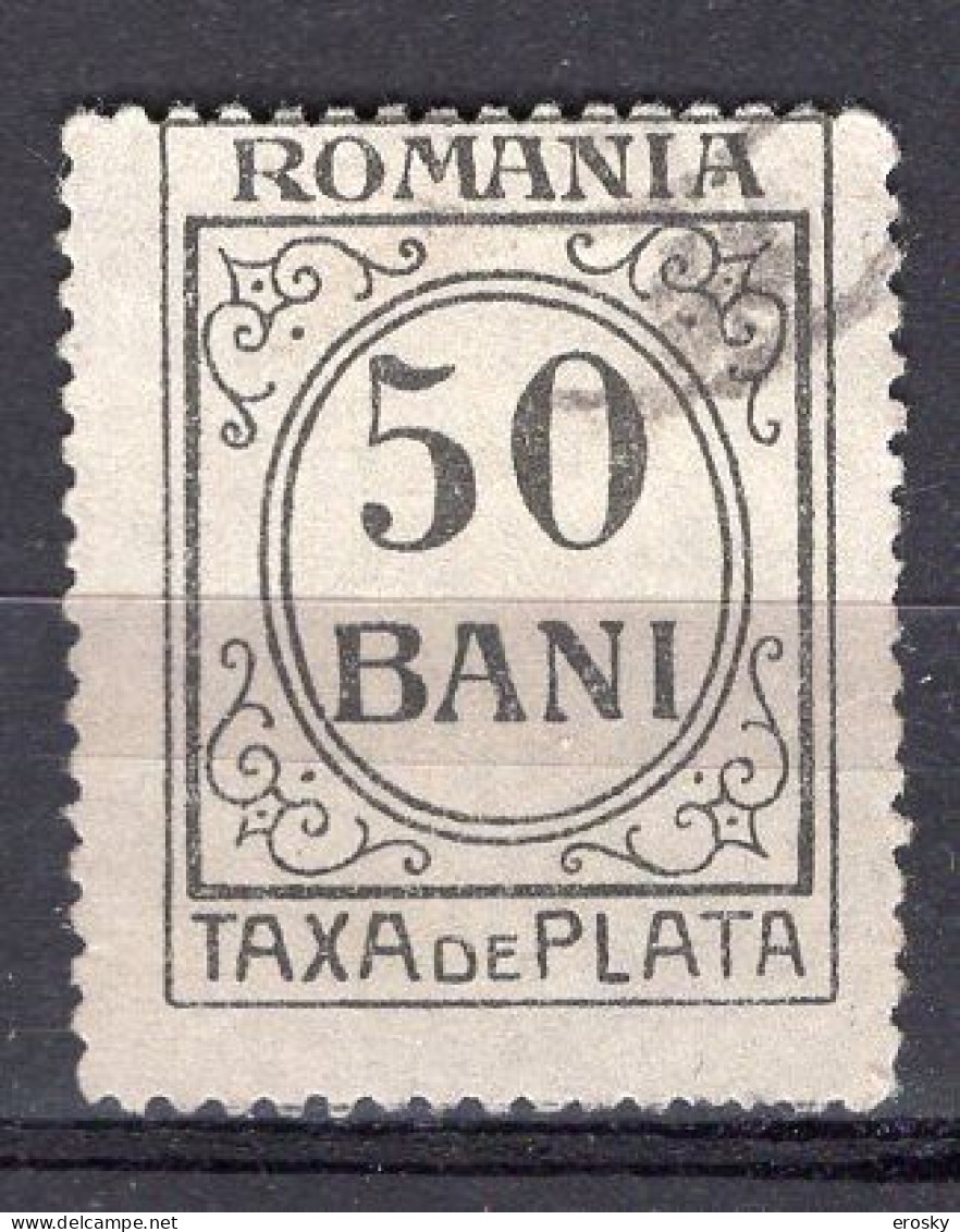 S2912 - ROMANIA ROUMANIE TAXE Yv N°61 - Port Dû (Taxe)