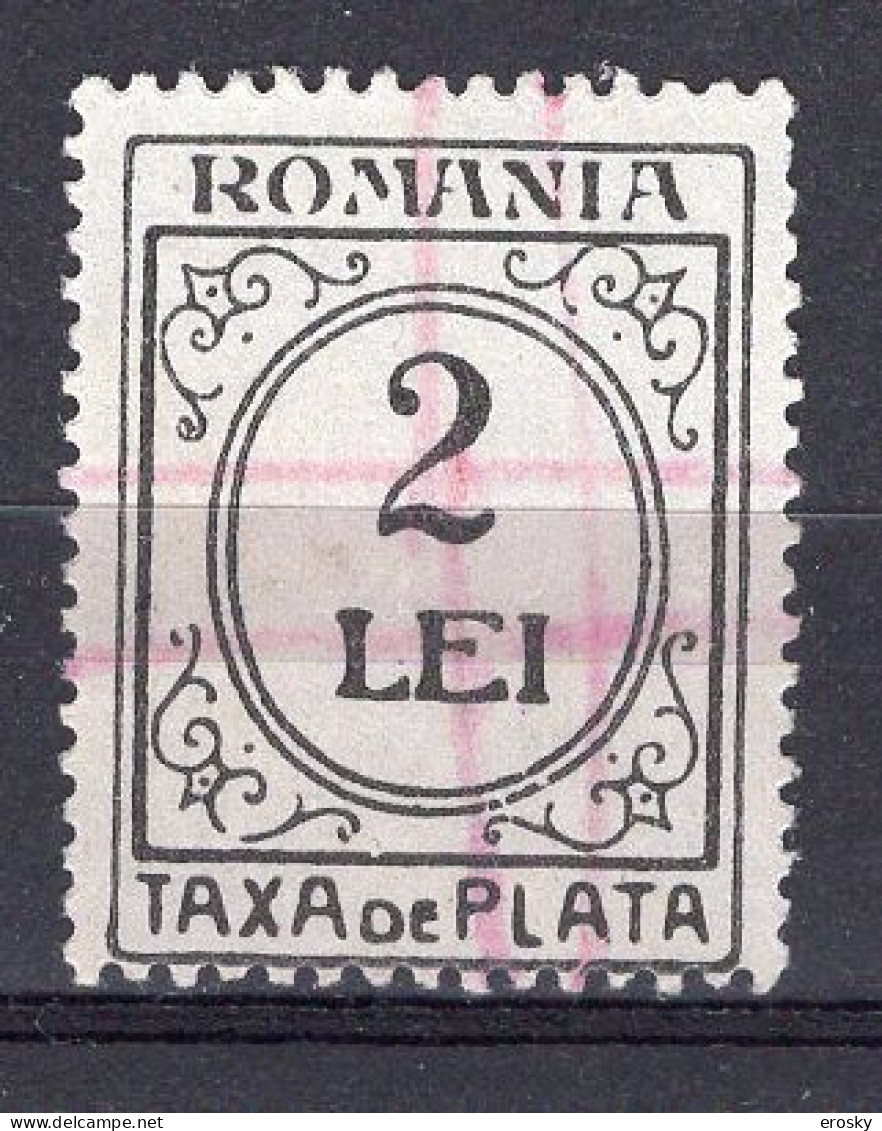 S2915 - ROMANIA ROUMANIE TAXE Yv N°64 - Strafport