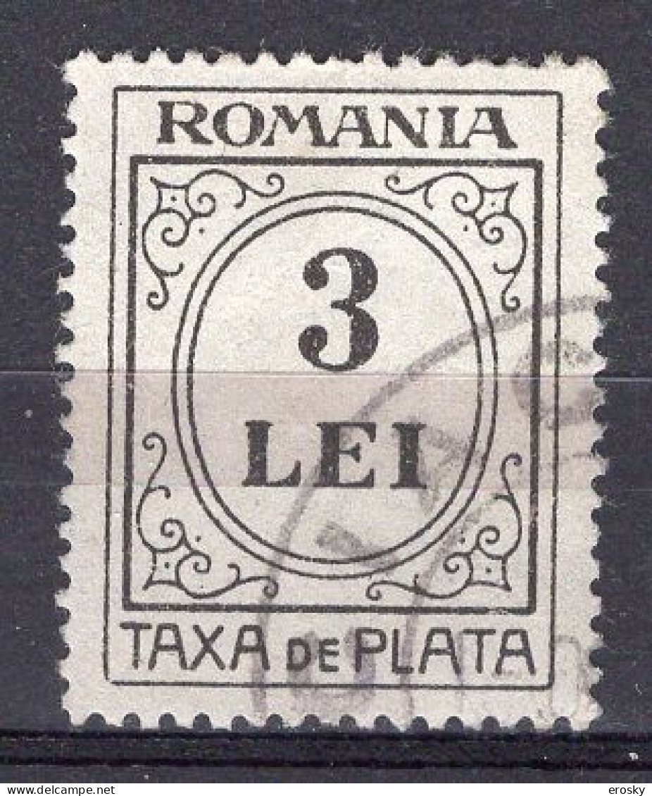 S2916 - ROMANIA ROUMANIE TAXE Yv N°65 - Impuestos