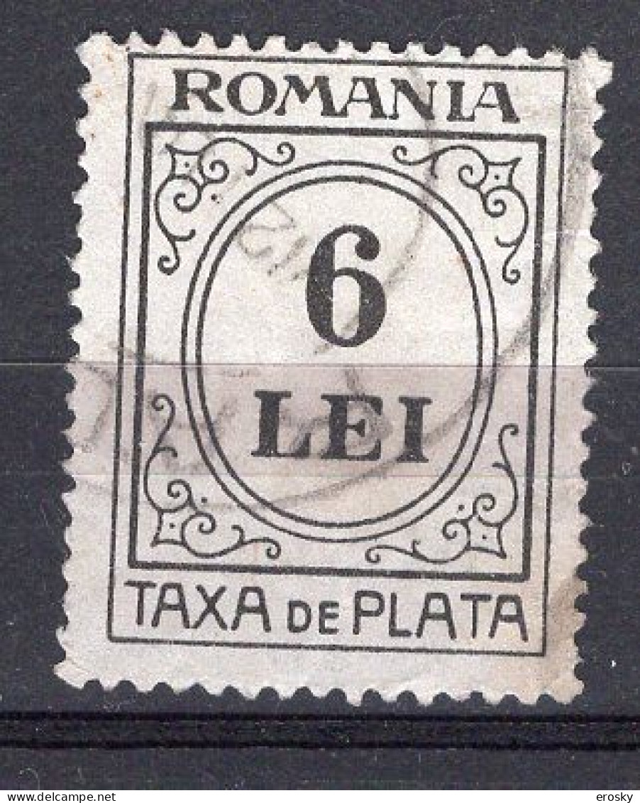 S2917 - ROMANIA ROUMANIE TAXE Yv N°66 - Segnatasse