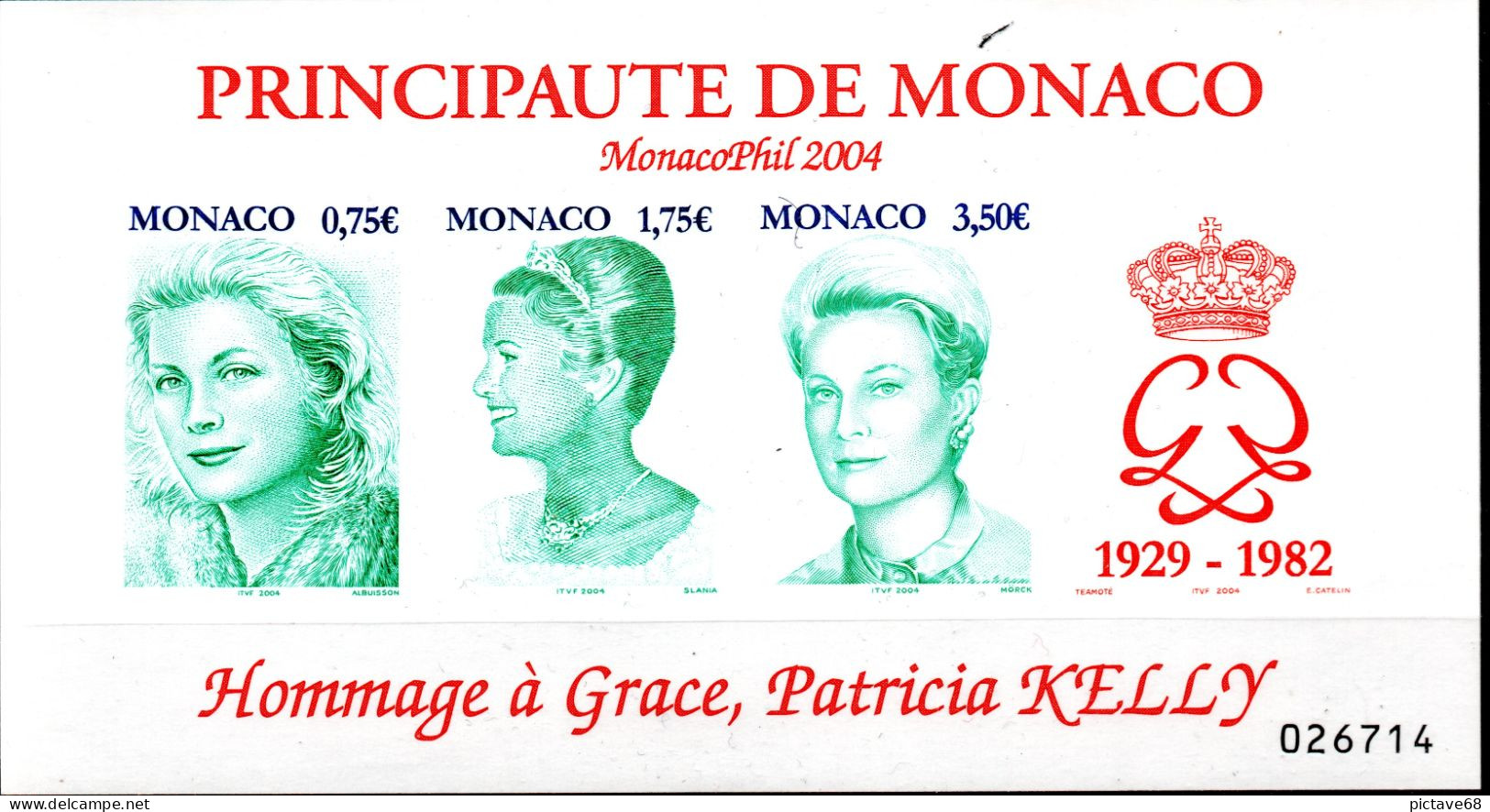 MONACO / BF N° 90 * * NON DENTELE - Blocks & Sheetlets