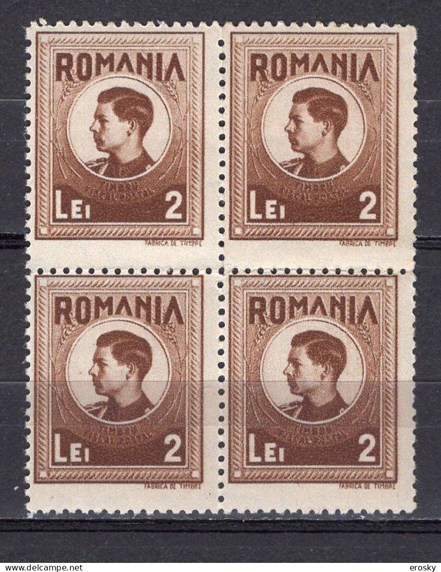 S3022 - ROMANIA ROUMANIE FISCAUX POSTAUX Mi N°31 ** BLOC X4 - Steuermarken