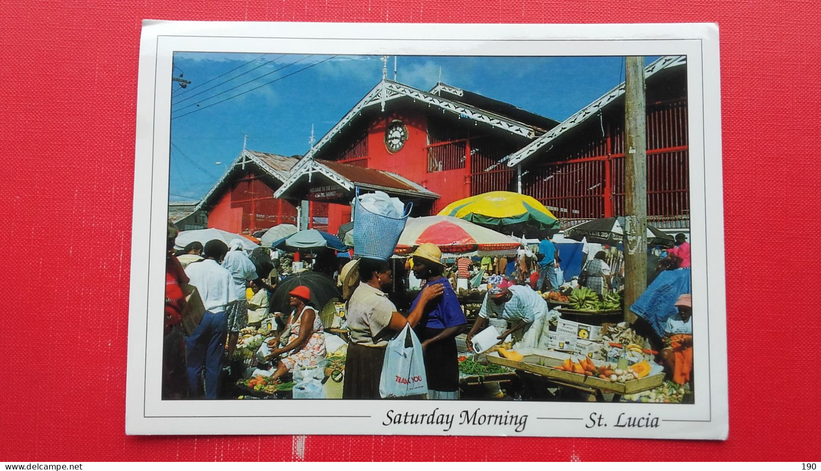 Saturday Morning.Time For A Chat On Market Day - Saint Lucia