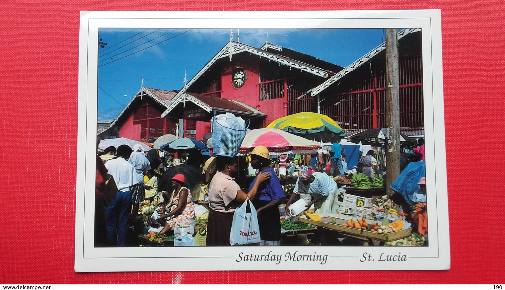 Saturday Morning.Time For A Chat On Market Day - Saint Lucia