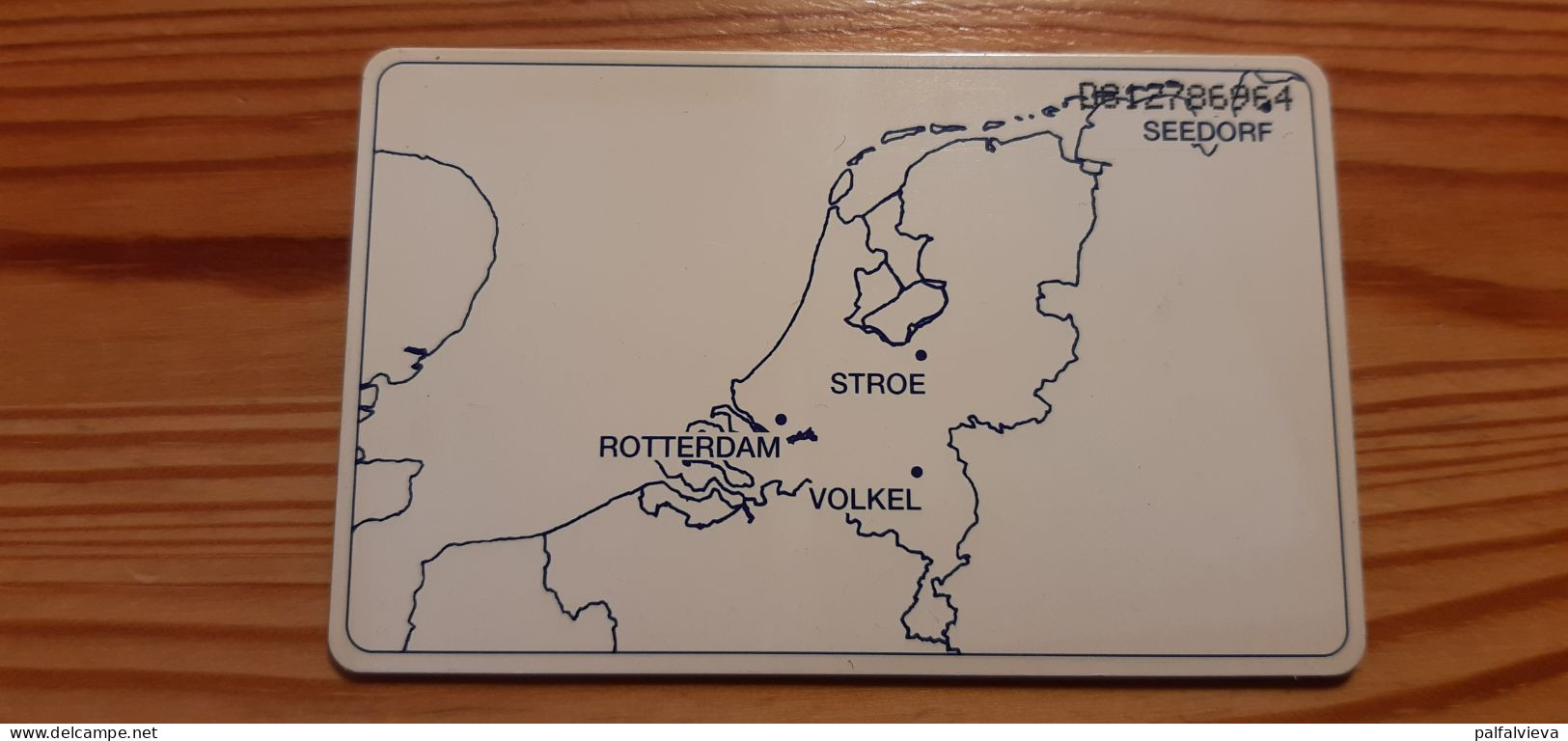 Phonecard Netherlands - AMT, Map - Privé