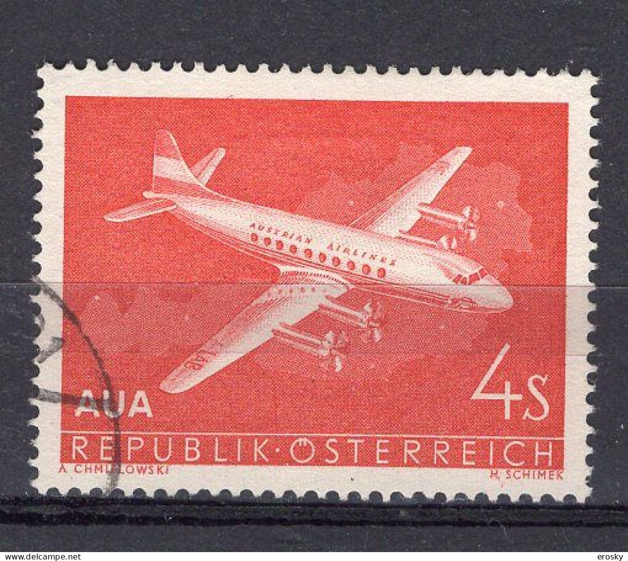 K4729 - AUSTRIA AERIENNE Yv N°61 - Gebraucht