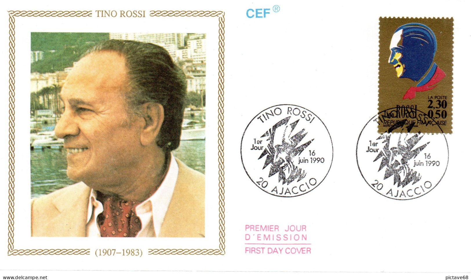 FRANCE / ENVELOPPE FDC N° 2651 TINO ROSSI - 1990-1999