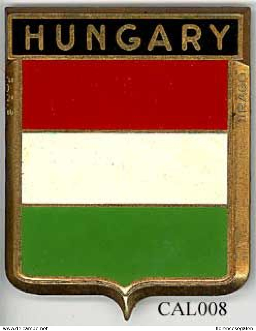 CAL008 - PLAQUE CALANDRE AUTO - HUNGARY - Altri & Non Classificati