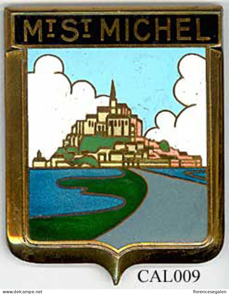 CAL009 - PLAQUE CALANDRE AUTO - MONT ST MICHEL - Otros & Sin Clasificación