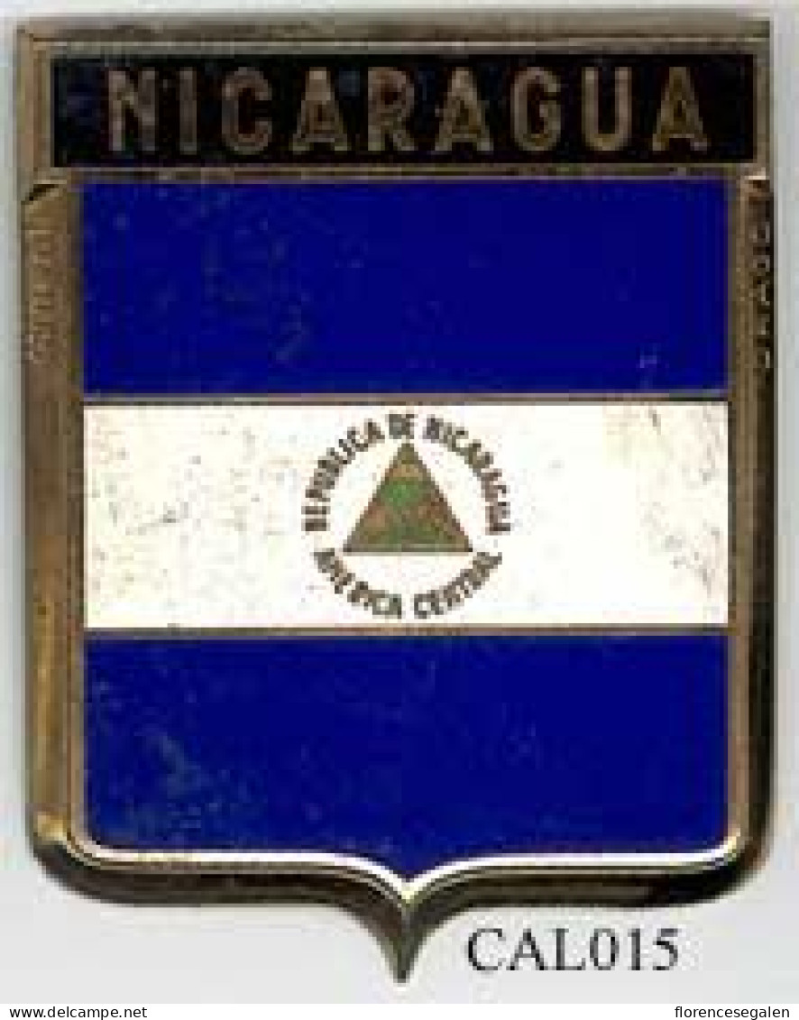 CAL015 - PLAQUE CALANDRE AUTO - NICARAGUA - Andere & Zonder Classificatie