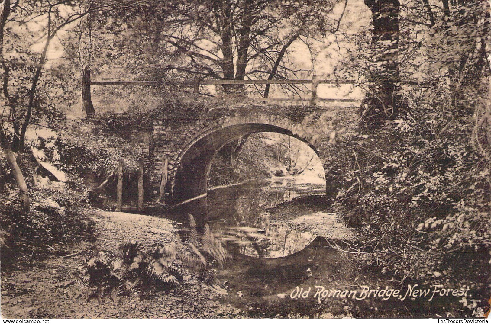 ROYAUME UNI - NEW FOREST - Old Roman Bridge - Carte Postale Ancienne - Sonstige & Ohne Zuordnung