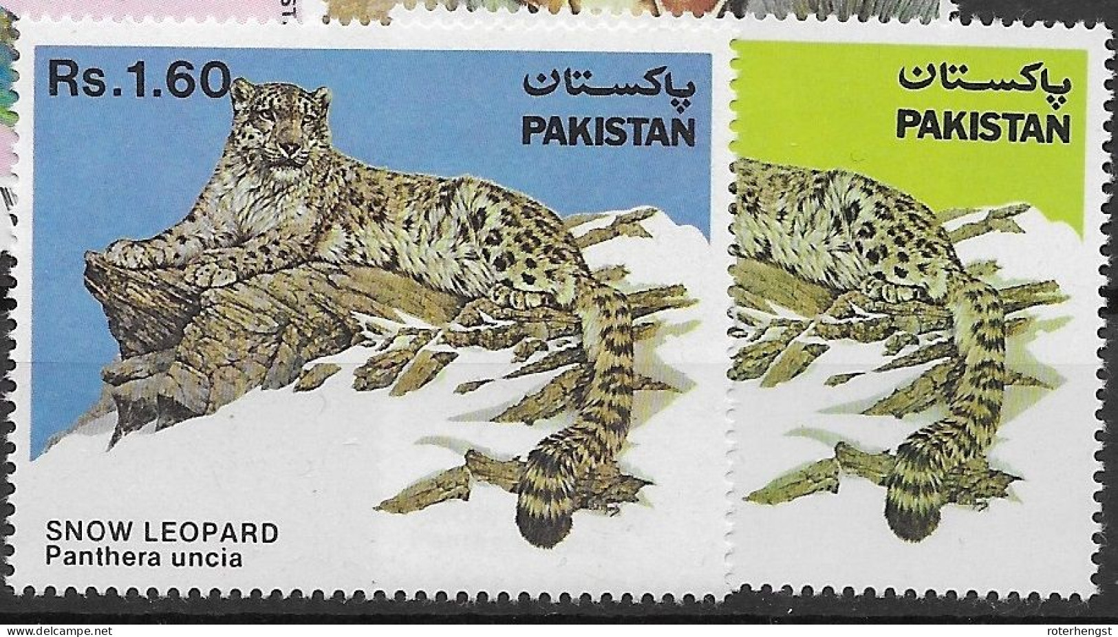 Pakistan Mnh **leopard Panther Set - Pakistan