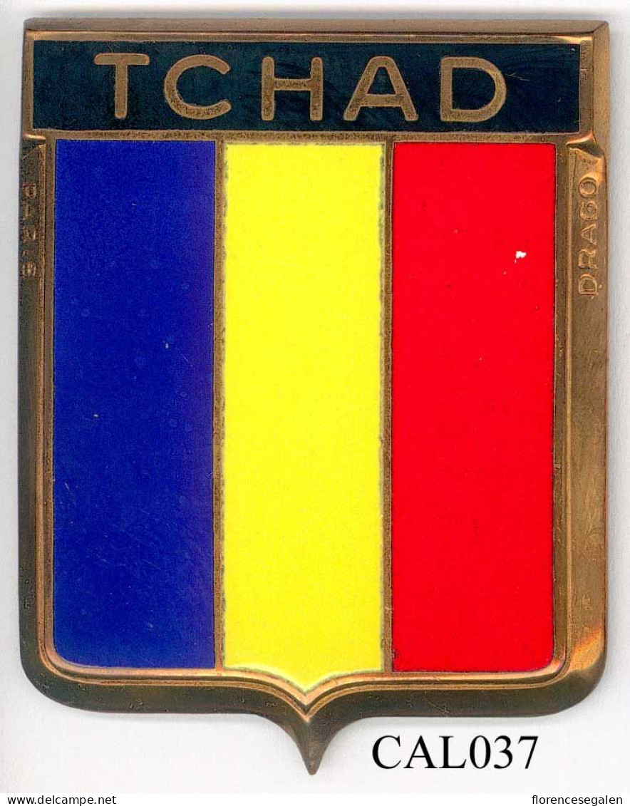 CAL037 - PLAQUE CALANDRE AUTO - TCHAD - Other & Unclassified