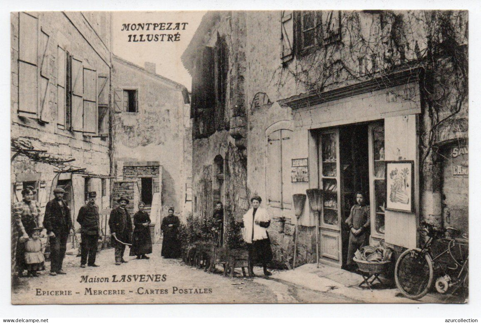 Maison Lavesnes. Epicerie-Mercerie-Cartes Postales - Montpezat De Quercy