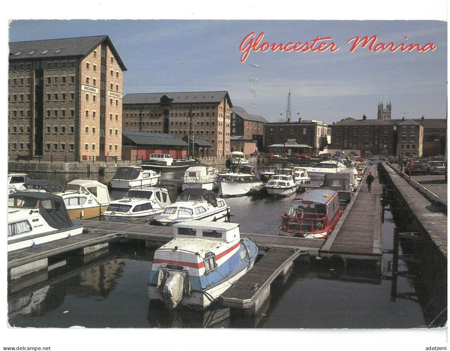 BR3979 Inghilterra Gloucester Marina Viaggiata 1996 Verso Roma - Gloucester