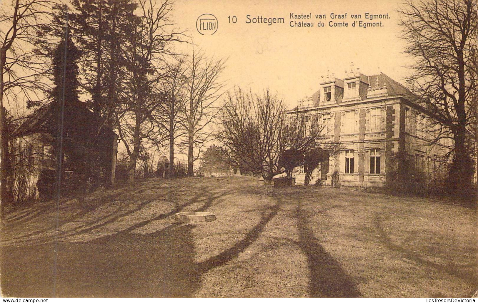 BELGIQUE - SOTTEGEM - Château Du Comte D'Egmont - Editeur P J Flion - Carte Postale Ancienne - Other & Unclassified