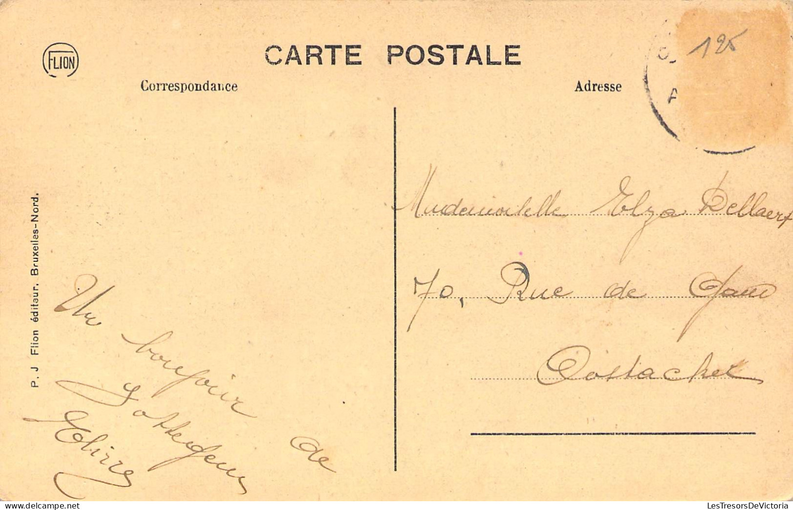 BELGIQUE - SOTTEGEM - Château Du Comte D'Egmont - Editeur P J Flion - Carte Postale Ancienne - Altri & Non Classificati