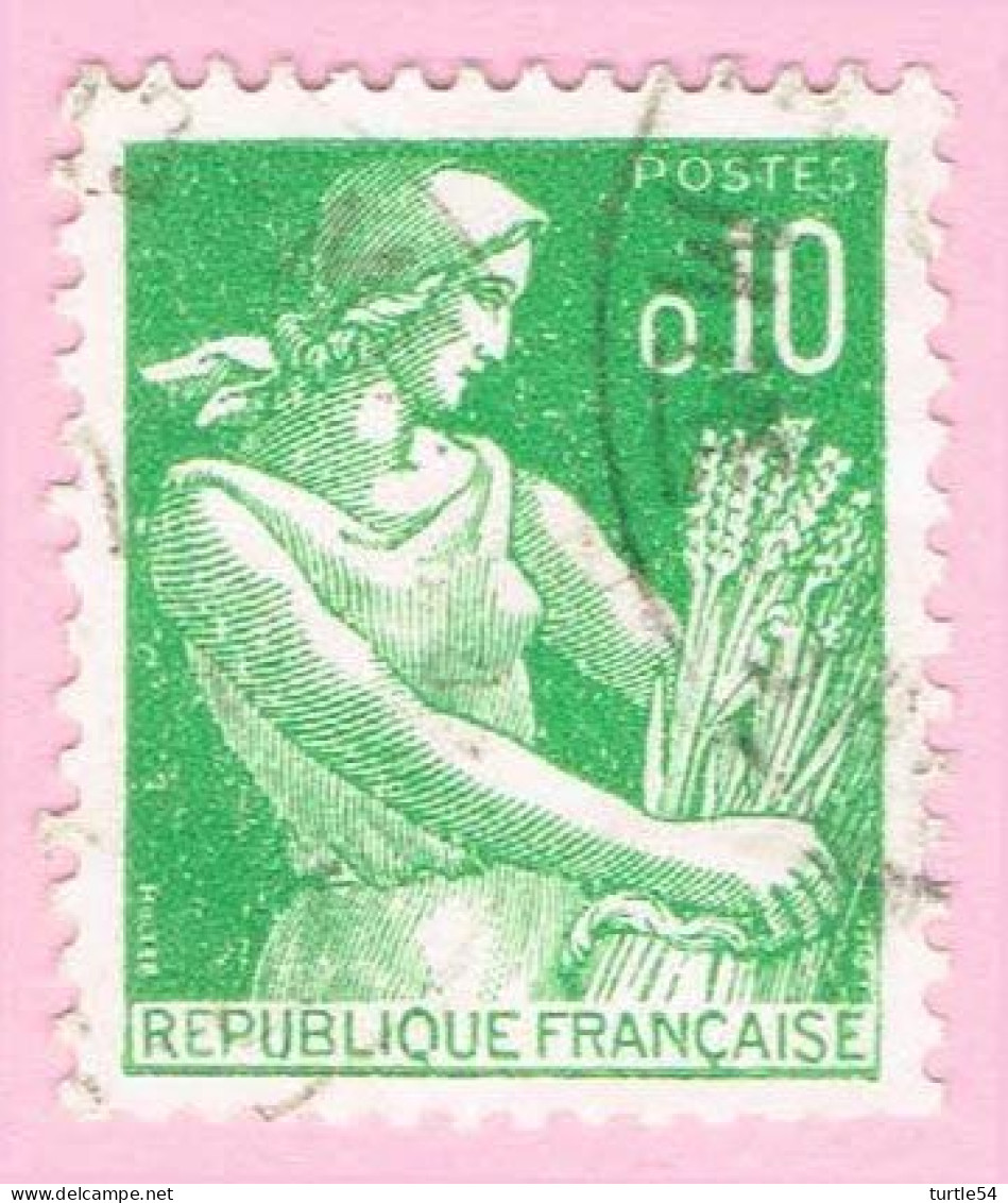 France, N° 1231 Obl. - Type Moissonneuse - 1957-1959 Reaper