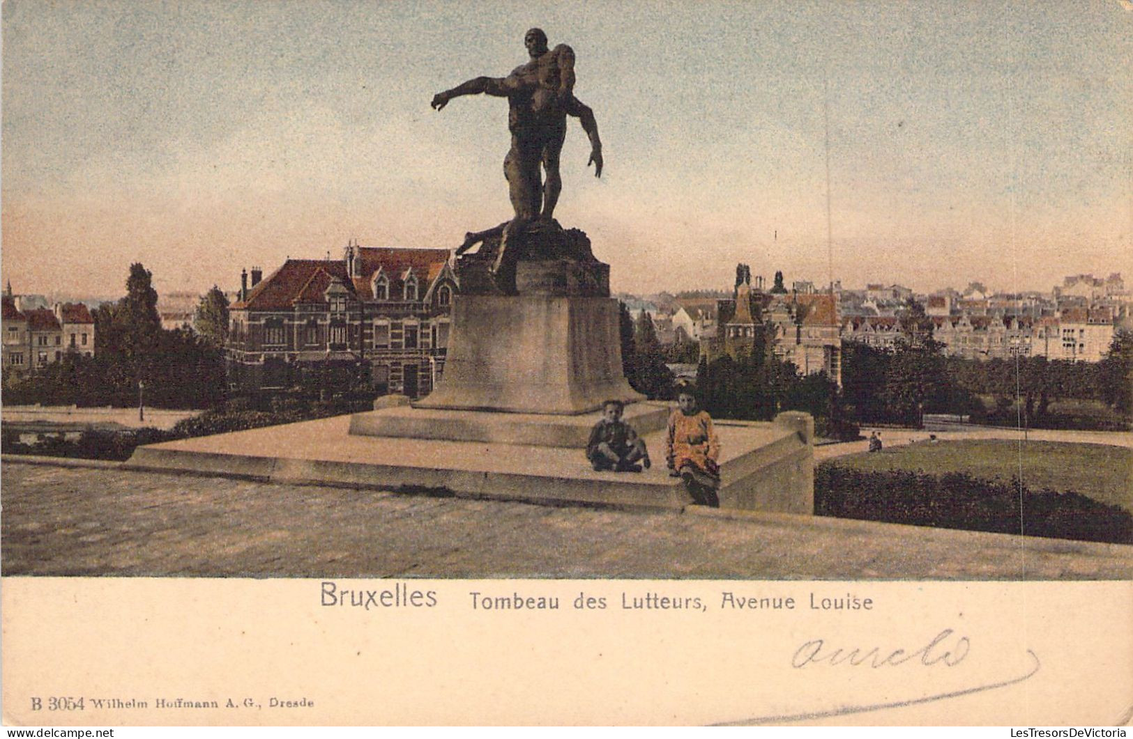 BELGIQUE - BRUXELLES - Tombeau Des Lutteurs - Avenue Louise - Carte Postale Ancienne - Monuments, édifices