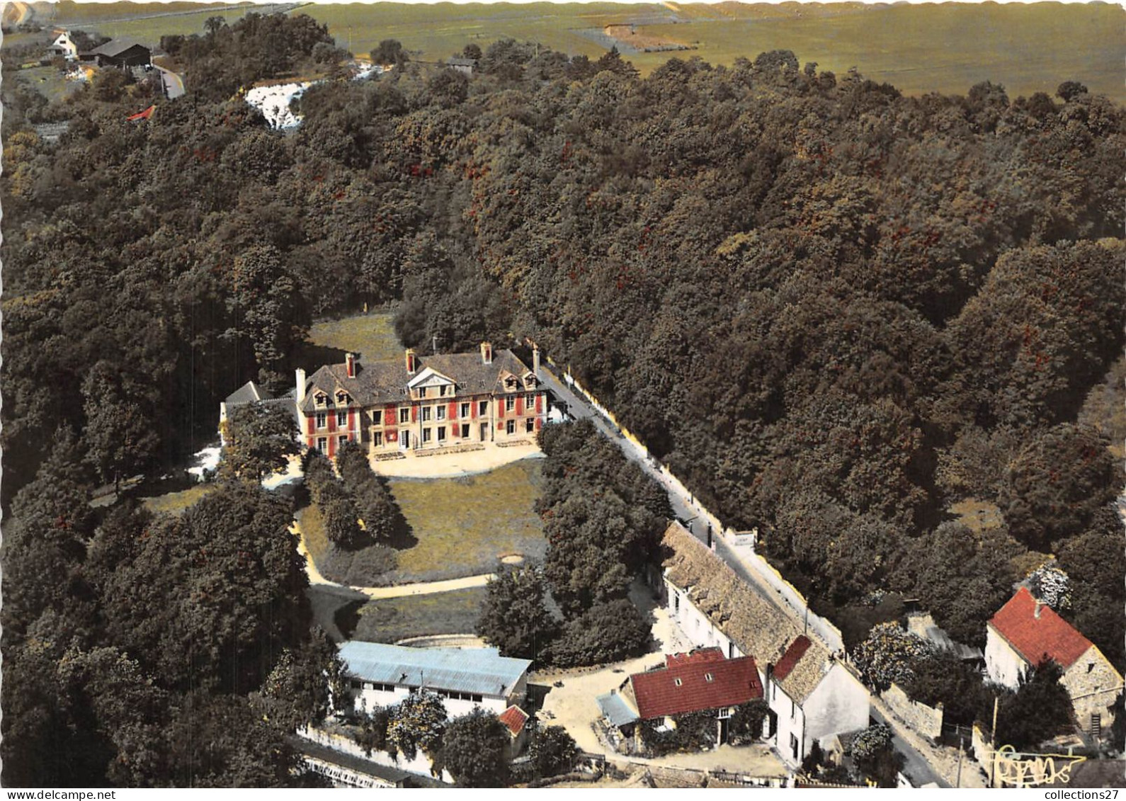 78-MAULE- LE CHATEAU VUE AERIENNE - Maule