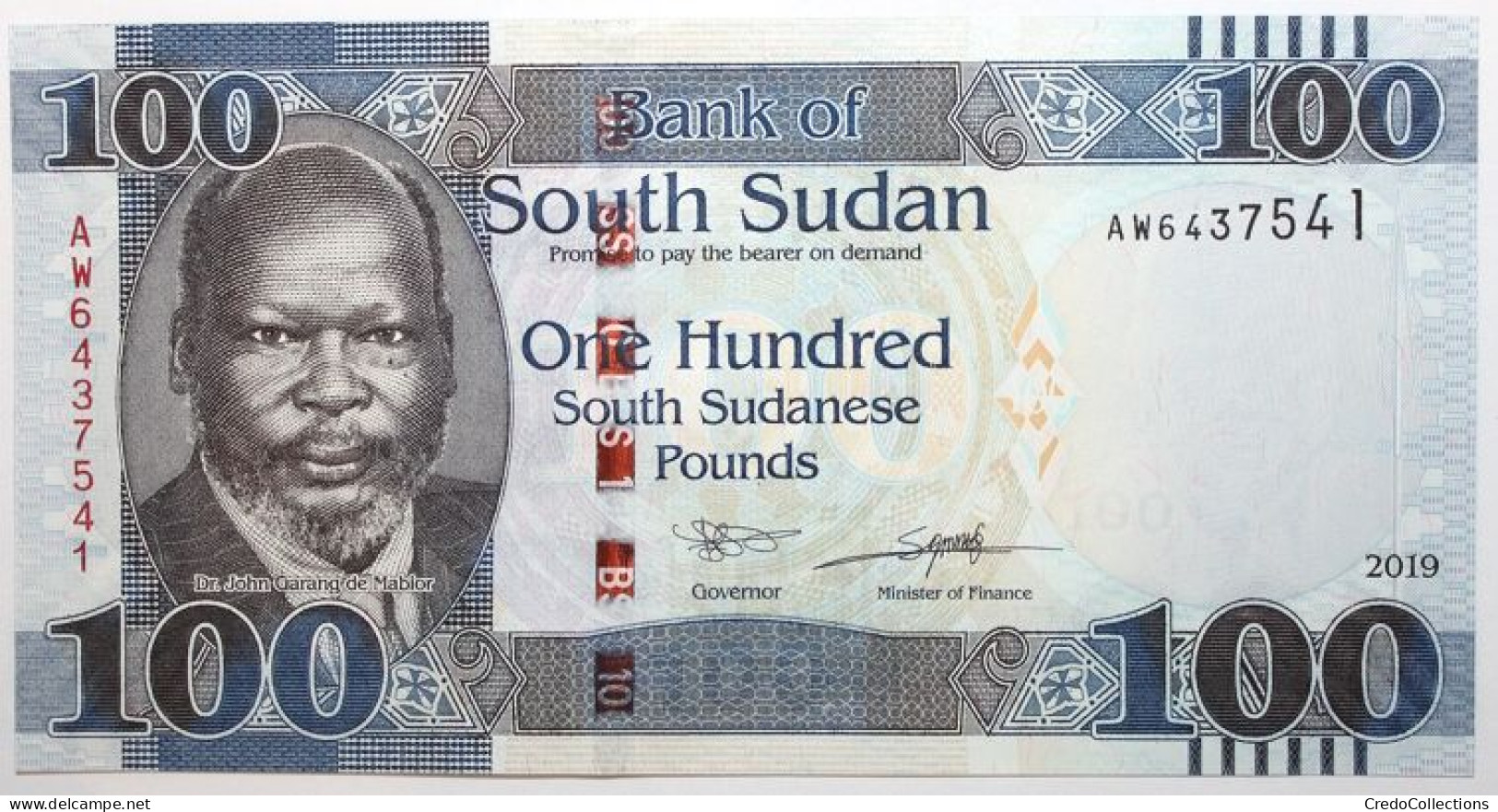 Soudan Du Sud - 100 Pounds - 2019 - PICK 15d - NEUF - Sudan Del Sud