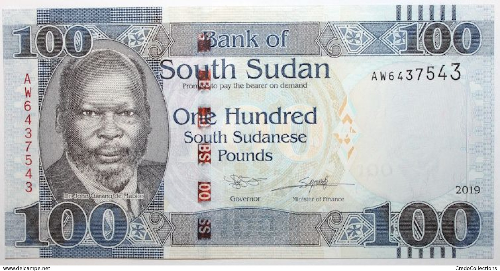 Soudan Du Sud - 100 Pounds - 2019 - PICK 15d - NEUF - South Sudan