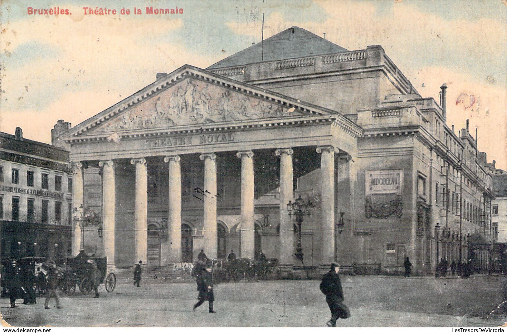 BELGIQUE - BRUXELLES - Théâtre De La Monnaie - Carte Postale Ancienne - Monuments, édifices