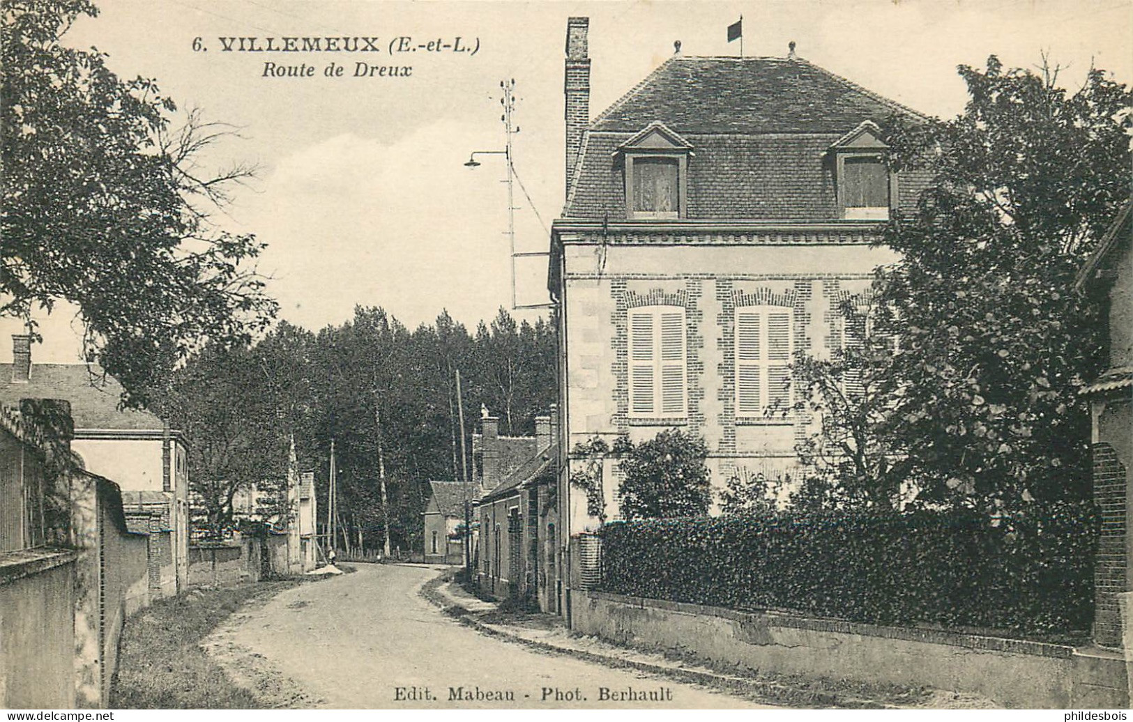 EURE ET LOIR  VILLEMEUX  Route De Dreux - Villemeux-sur-Eure