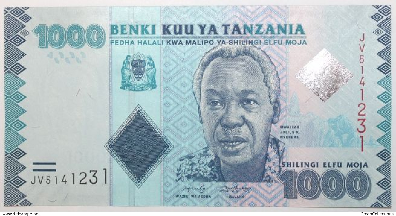 Tanzanie - 1000 Shillings - 2019 - PICK 41c - NEUF - Tansania