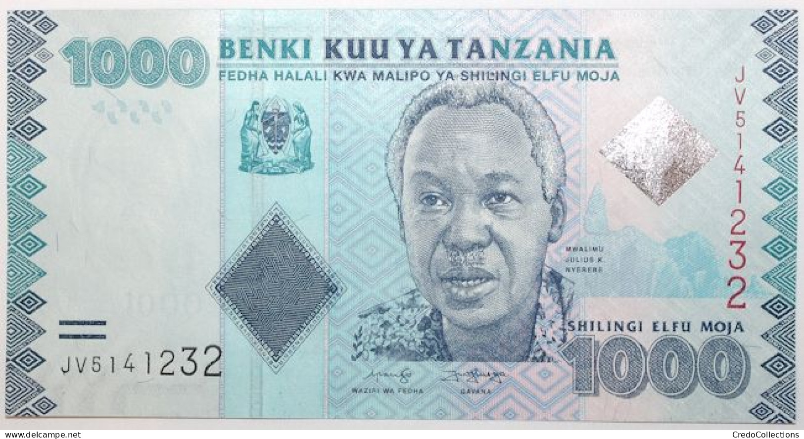 Tanzanie - 1000 Shillings - 2019 - PICK 41c - NEUF - Tansania