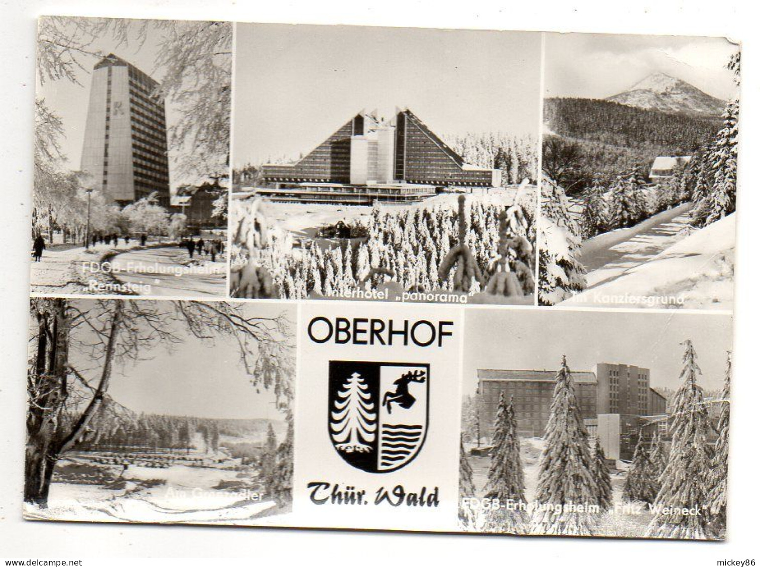 Allemagne-- OBERHOF  --- Multivues....beau Blason - Oberhof