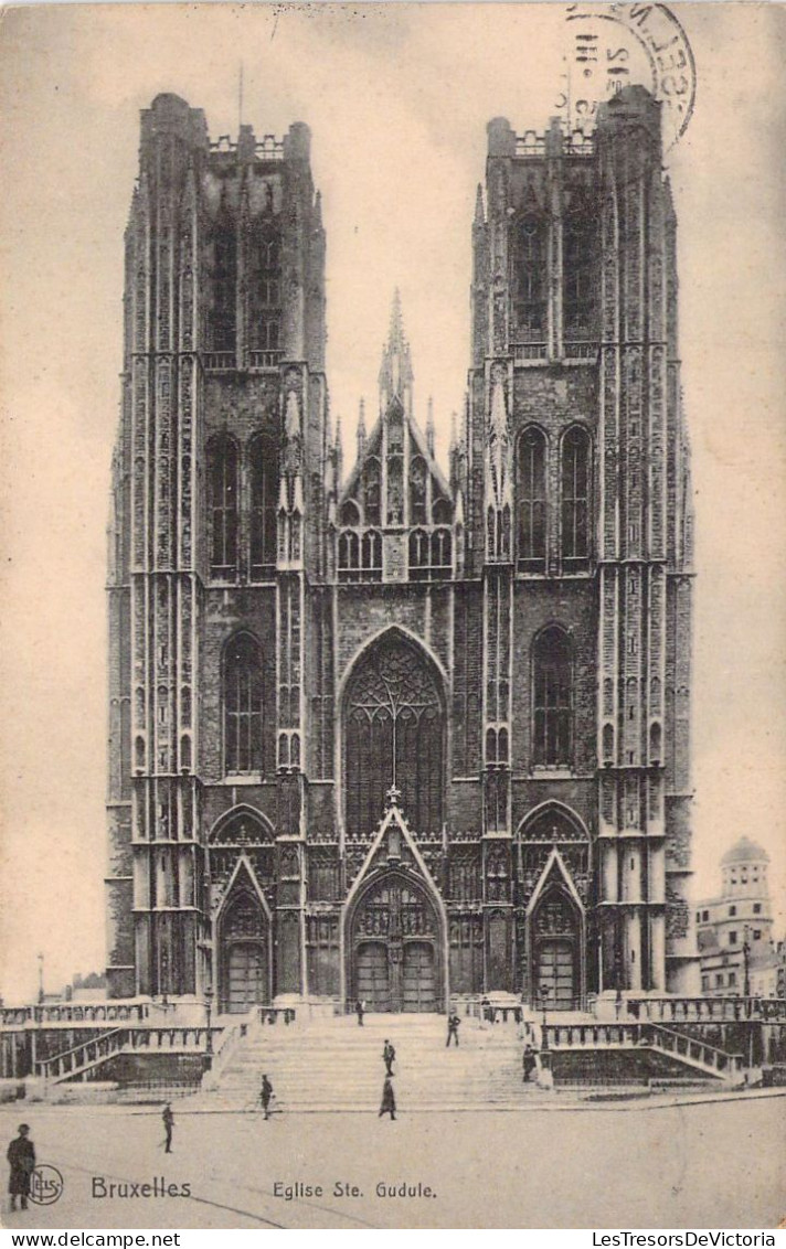 BELGIQUE - BRUXELLES - Eglise Sainte Gudule  - Carte Postale Ancienne - Monuments, édifices