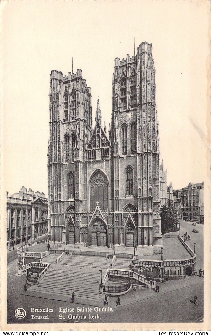 BELGIQUE - BRUXELLES - Eglise Sainte Gudule  - Carte Postale Ancienne - Monuments, édifices