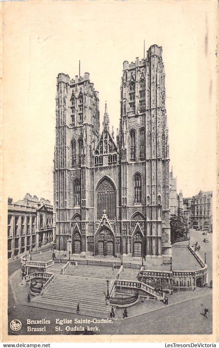 BELGIQUE - BRUXELLES - Eglise Sainte Gudule  - Carte Postale Ancienne - Monuments, édifices