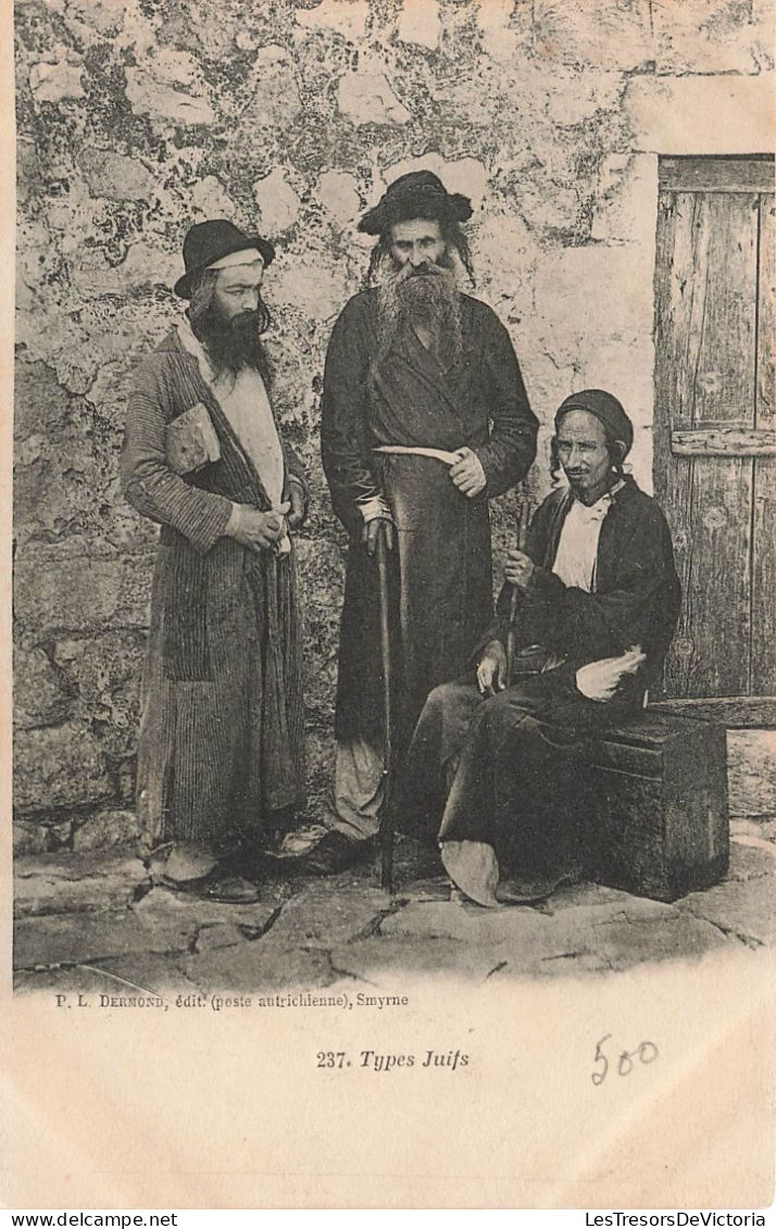 Ethnique - Types Juifs - Animé - P.L. Dernond - Carte Postale Ancienne - Asie