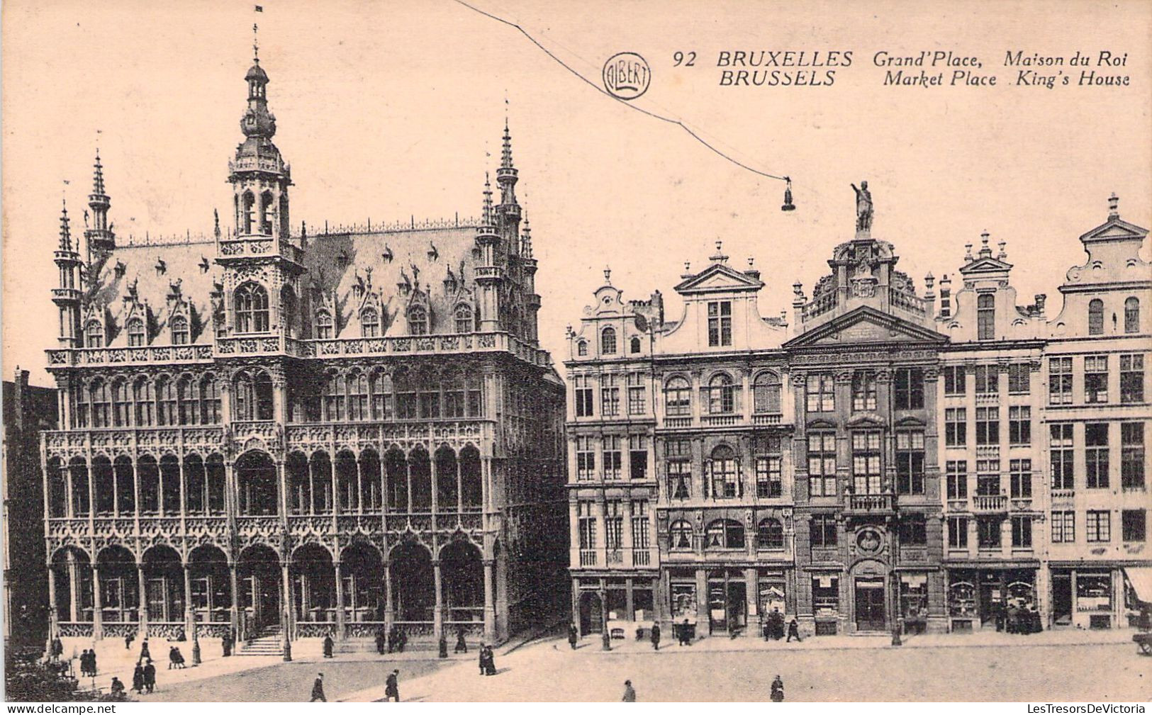BELGIQUE - BRUXELLES - Grand'Place - Maison Du Roi - Carte Postale Ancienne - Bauwerke, Gebäude